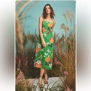 CARA CARA Vivian Dress Floral Sides Cut Out Size XS NWOT